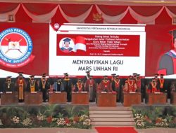 Rektor Unila Hadiri Pengukuhan profesor Kehormatan Megawati Soekarno Putri