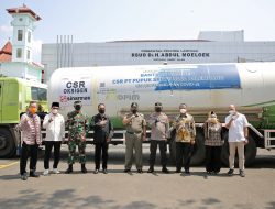 Selain Usulkan Penambahan Vaksin Gubernur Lampung Terima Bantuan Oksigen Cair dari PT. Pusri dan PT. OKI Pulp & Paper Sinarmas