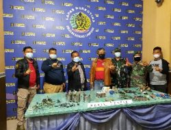 Lapas Narkotika Kelas IIA Bandarlampung Menggelar Razia Rutin Secara Acak Bersama TNI