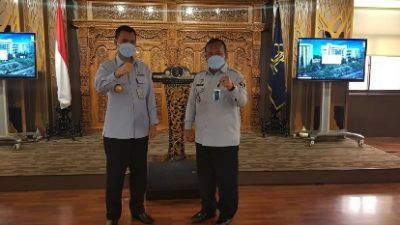 Laksanakan Serah Terima Jabatan, Pelaksana Tugas Kantor Wilayah Kemenkumham Lampung Resmi Berganti
