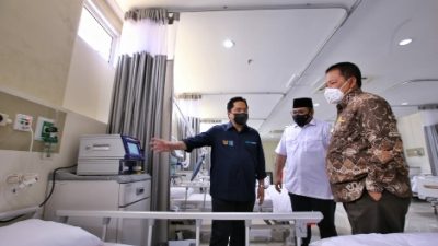 Pemerintah Hadir Melayani Rakyat, Gubernur bersama Menteri BUMN dan Menag Tinjau Asrama Haji Lampung Sebagai Rumah Sakit Darurat Covid-19