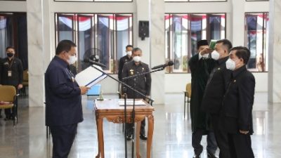 Gubernur Arinal Djunaidi Lantik Pejabat Tinggi Pratama dan Widyaiswara di Lingkungan Pemprov Lampung, Lukman Pura Jadi Direktur RSUD Abdul Moeloek