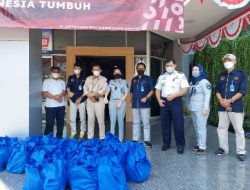 Memperingati HUT RI ke-76, PT Jasa Raharja Lampung Salurkan Bansos dan Vaksinasi Massal