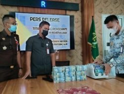 Kejari PALI Terima Titipan Rp500 Juta Terkait Kasus Normalisasi Sungai Abab 2018