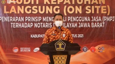 Sudjonggo: Selama Notaris Patuhi Aturan dan Kode Etik Notaris, Maka PMPJ Mudah Dilakukan