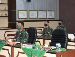 Danrem 043/Gatam Ikuti Taklimat Awal Was Current Audit Itjenad TA. 2021