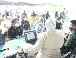 Peringati HUT Korem 043/Gatam yang Ke-76, Kodim 0410/KBL Kembali Gelar Vaksinasi Covid 19