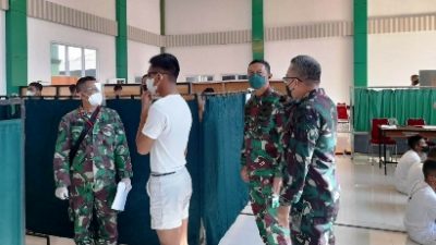 Danrem 043/Gatam Brigjen TNI Drajad Brima Yoga, S.I.P., M.H, Cek Pelaksanaan Werving Calon Secaba PK TNI AD 2021