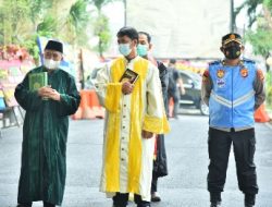 Wakapolda Lampung Pimpin Pelaksanaan Penandatanganan Pakta Integritas dan Pengambilan Sumpah Seleksi PAG TA. 2021