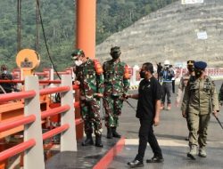 Pangdam II/Swj Didampingi Danrem 043/Gatam Tinjau Lokasi Kesiapan Kunjungan Kerja Presiden RI 1