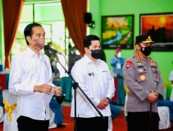 Presiden Menyapa Peserta Vaksinasi di Provinsi Lampung