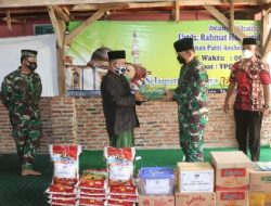 Peringati HUT Korem 043/Gatam ke-74, Komandan Kodim 0410/KBL Kegiatan Bakti Sosial di Panti Asuhan