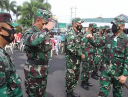 Kolonel Inf Romas Herlandes Menyambut Personel Kodim 0410/KBL Yang Lulus  Pendidikan Pembentukan Bintara Khusus