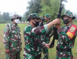 Personel Kodim 0410/KBL Melaksanakan Latbakjatri Gelombang 1 TW. III TA. 2021