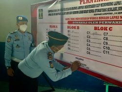 Petugas dan Warga Binaan Gelar Apel Bersama, Kalapas Narkotika Kelas IIA Bandarlampung Berkomitmen Bebas Halinar