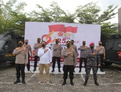 Tinjau Baksos Alumni Akabri 96, Kapolda Berharap Dapat Beri Kontribusi Dalam Percepatan Vaksinasi di Lampung