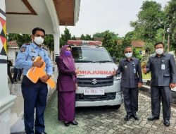 Usai Gelar Apel Deklarasi Zero Halinar, Lapas Kota Agung Mendapatkan Hibah Ambulans