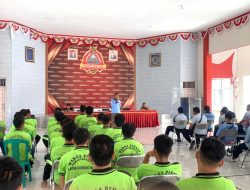 Lapas Kelas IIB Gunung Sugih Menggelar Sosialisi Penanganan Kejadian darurat di Lapas dengan Menggunakan Panic bottom dan Lonceng