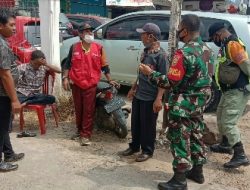Sertu Suprianto Brsama Satgas Covid-19 di Kelurahan Kedaton