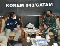 Danrem 043/Gatam Terima Audensi SKK Migas