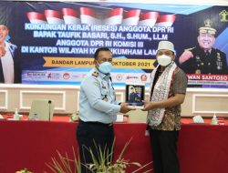 Reses ke Kanwil Lampung, Taufik Basari Bahas Overcrowding Lapas Hingga Layanan OBH