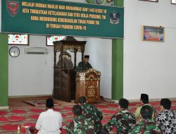 Korem 043/Gatam Peringati Maulid Nabi Muhammad SAW 1443 H/2021 M