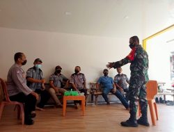 Kompak, Babinsa Koramil TKT dan Bhabinkamtibmas Laksanakan Kegiatan Komsos Bersama Dengan Warga Binaan