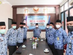 Mengawali Apel Pagi Bersama Sekjen Kemenkumham, Kumham Jabar Ikuti Puncak Peringatan HUT Ke-50 Korpri