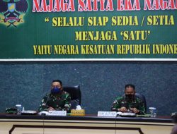 Tingkatkan Tertib Administrasi Korem 043/Gatam Laksanakan Taklimat Awal Wasrik Itdam II/Sriwijaya Tahun 2021