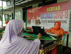 Kodim 0410/KBL Terus Gencar Menggelar Vaksinasi Covid-19 Bagi Masyarakat
