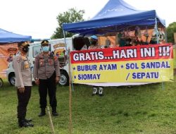 Peduli Sesama, Polresta Bandar Lampung Gelar Mari Peduli Mari Berbagi