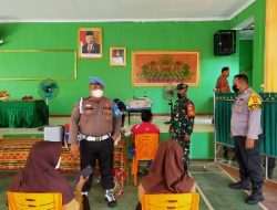 Bersinergi, Koramil 410-02/TBS dan Polsek Kemiling Kembali Gelar Vaksinasi Covid 19 Untuk Pelajar SMA