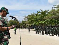 Kasiops Kasrem 043/Gatam Kolonel Inf. Slamet Winarto, S.E, Tutup Latihan Penanggulangan Bencana Alam