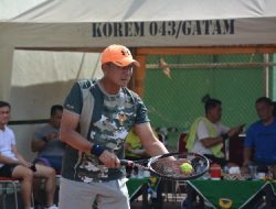 Danrem 043/Gatam Meriahnya Farewel Game Tenis Lapangan Danyonif 143/TWEJ