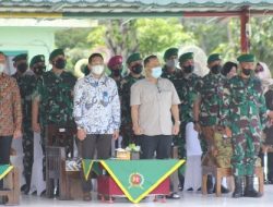 Kolonel Inf Romas Herlandes Ikuti Upacara Sertijab Danyonif 143/TWEJ