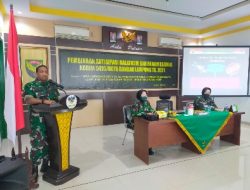 Kodim 0410/KBL Gelar Kegiatan Pembinaan Antisipasi Balatkom dan Paham Radikal Tahun 2021