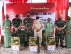 Tingkatkan Kekompakan dan Pererat Silaturahmi, Dandim 0410 KBL Beri Arahan Prajurit, PNS dan Persit Koramil 410-05 TKP