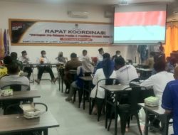 Plh Pasi Intel Kodim 0410/KBL Hadiri Pembukaan Rapat Koordinasi persiapan Pra-Tahapan Pemilu dan Pemilihan Serentak 2024