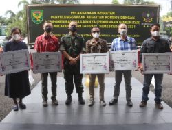 Pererat Silaturahmi Kodim 0410/KBL Gelar Komsos Bersama Komponen Bangsa Lainnya Semester II TA. 2021