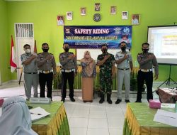 Jasa Raharja Bersama Satlantas Polres Lampung Timur Menggelar Sosialisasi Keselamatan Berkendara