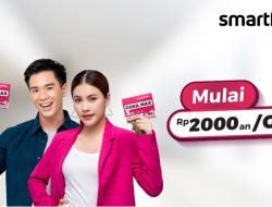 Kini Smartfren GOKIL MAX Makin Terjangkau, Kuota Besar Tersedia Mulai Rp2.000-an per GB