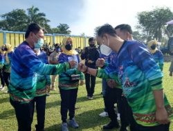 Kepala Rutan Kelas IIB Kotabumi Menghadiri Kegiatan Gowes Bersama Keluarga Besar Kejaksaan se- wilayah Lampung