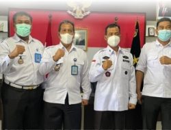 Jalin Silaturahmi, Karutan Beserta Jajaran Rutan Kelas I Bandarlampung Gelar Kunjungan ke Kantor BNN Provinsi Lampung