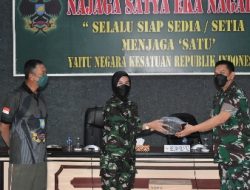 Korem 043/Gatam Terima Dukungan LCD Proyektor Dari Disinfohlatad