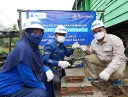 Karyawan XL Axiata Bangun Sarana Air Bersih dan Jembatan Desa di Banyuasin