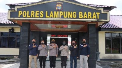 Tim Supervisi Bid Humas Polda Lampung sambangi Polres Lampung Barat, Akbp Syamsidar : Jadikan Awak Media Sebagai Mitra Humas di Lapangan