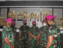 Kunker Danbrigif 4 Marinir/BS Bersama Ketua Cabang 7 Jalasenastri PG Kormar