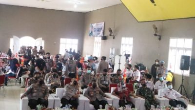 Pantau Vaksinasi Covid-19 di Lamtim, Wakapolda Minta Semua Pihak Bersinergi