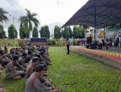 Tingkatkan Kemampuan Pengendalian Unjuk Rasa, Dit Samapta Polda Lampung Dan Satpol PP Latihan Bersama