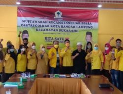 Wiwik Pimpin Partai Golkar Kecamatan Sukarame
